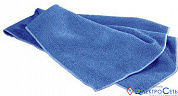 Салфетка полировальная многоразовая из микроволокна 36*36 см (цв.голубой) Microfiber cleaning