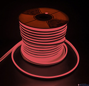 Светодиодная лента NEON красная  220V 6W/м  IP65 50m 8*16mm 2835 120LED/m PFN-01(крат.рез.1м)Jazzway