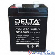 Аккумулятор DELTA DT 4045 (4V, 4,5Ач д/прожекторов FA19-37-65-60-90,КА 16М/MR)  ЭРА