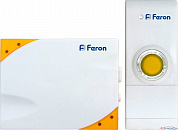 Звонок электрический дверной, (35 мелодий) белый, желтый, E-369   Feron