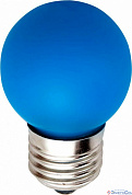 Лампа  для белт-лайт  E27  LED   1W  синий  220V 5LED, LB-37 Feron