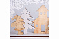 Деревянная фигурка с подсветкой "Рождественская сказка" 44,5*6*24 см, 504-021							