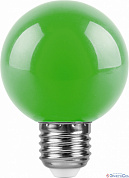 Лампа  для белт-лайт  E27  LED   3W  зеленый  230V  G60 LB-371 Feron
