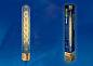 Лампа  E27  накаливания  цилиндр   60W  220V 185mm  ДЛ-IL-V-L28A-60/GOLDEN/E27 CW01 Vintag UNIEL