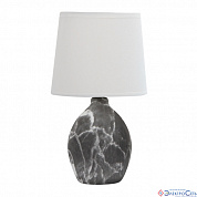 Светильник прикроватный 40W E14 7072-501 керамика черно-белая Rivoli Chimera