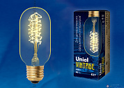 Лампа  E27  накаливания  цилиндр   40W  220V 113mm  ДЛ-IL-V-L45A-40/GOLDEN/E27 CW01 Vintag UNIEL