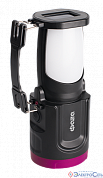 Фонарь прожекторный LED AccuF8-L1W/L24-bk 220V/солн.батар черный ФАЗА
