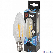 Лампа  E14  F-LED  Свеча ВTW    5W  4000K  CL  515Lm  220V  ЭРА