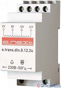 Трансформатор на дин-рейку ВТ8-8  (первич.обмот. 220В, вторич.обмот 8, 12, 24В) ЭНЕРГИЯ