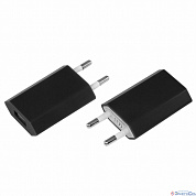 Сетевое зарядное устройство для iPhone USB (СЗУ) (1000 mA) черное REXANT 