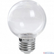 Лампа  для белт-лайт  E27  LED   3W  2700K  230V  G60 LB-371 прозрачная Feron