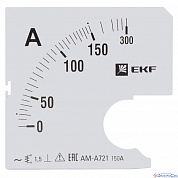 Шкала сменная для A721 150/5А-1,5 EKF