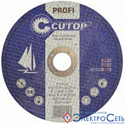 Круг отрезной по металлу+нерж., 115 х 1,0 х 22,2 мм "Cutop Profi"