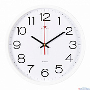 Часы настенные круг d=30см, корпус белый "Классика" "Рубин"