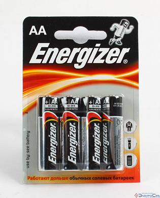 Эл.питания ENERGIZER Max E91/AA BP 4 RU